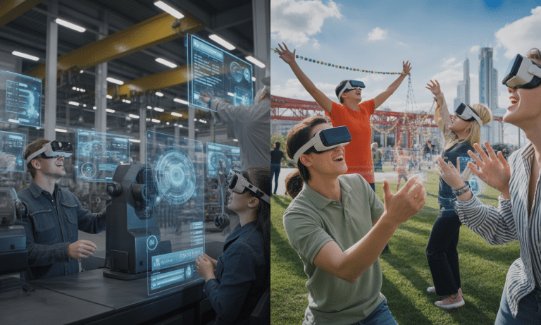 découvrez comment la réalité augmentée révolutionne à la fois l'industrie et le divertissement en offrant des expériences immersives et interactives. plongez dans l'avenir où technologies et créativité se rencontrent pour transformer nos vies.