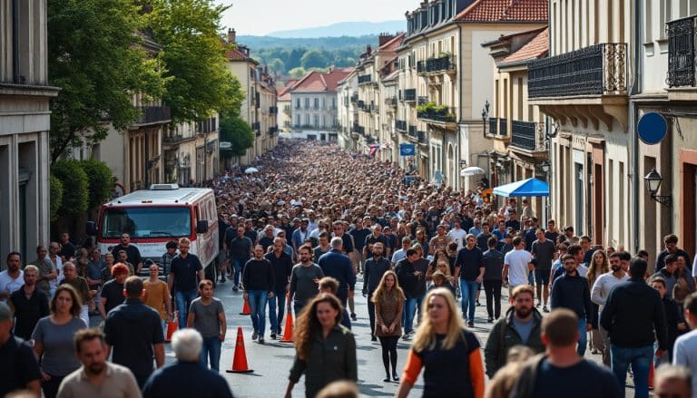 suivez en direct la manifestation à tarbes aujourd'hui : itinéraire, horaires et informations sur les perturbations de circulation.